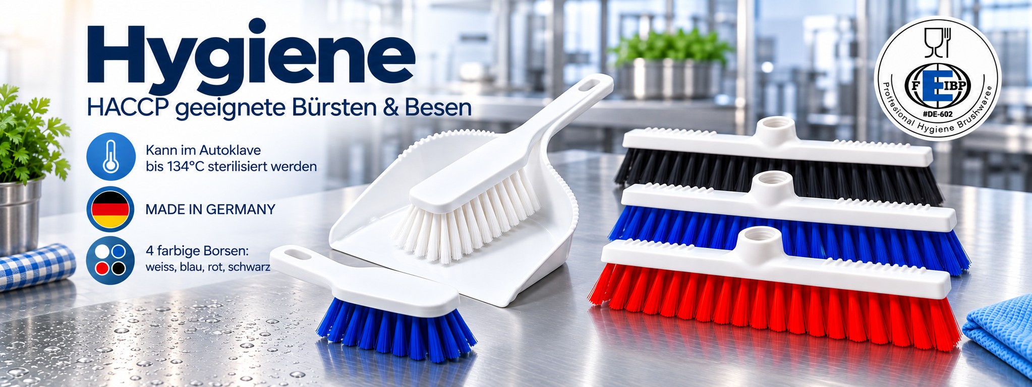 Hygiene-Bürsten HACCÜ